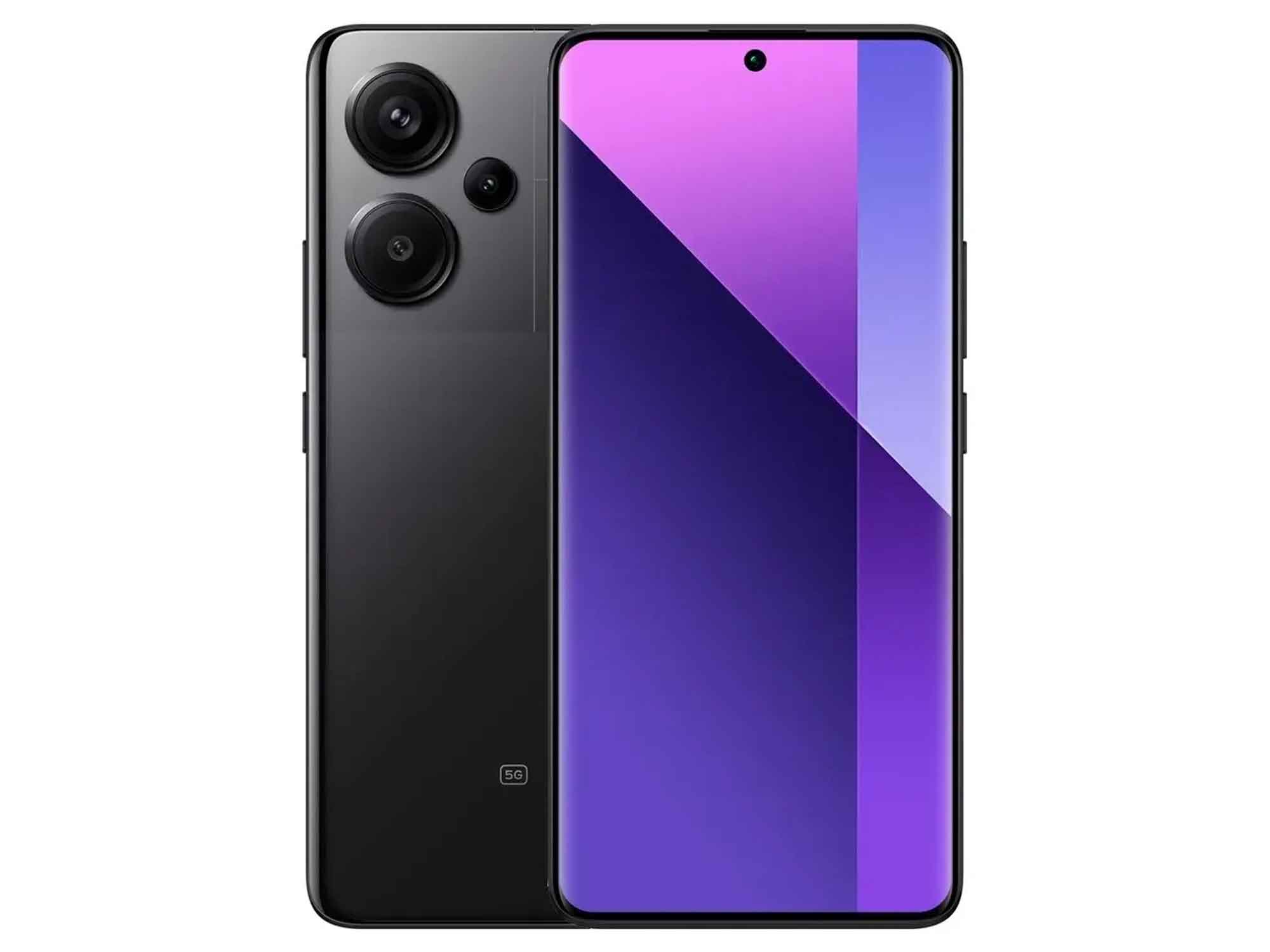 smart phone xiaomi redmi note 13 pro + 5g 8gb 256gb (midnight black)